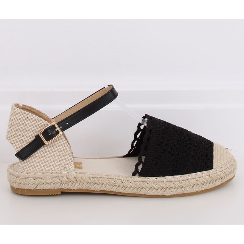 Mustat pitsi-espadrillit L-1067 Musta 2