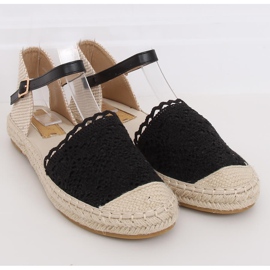 Mustat pitsi-espadrillit L-1067 Musta 1
