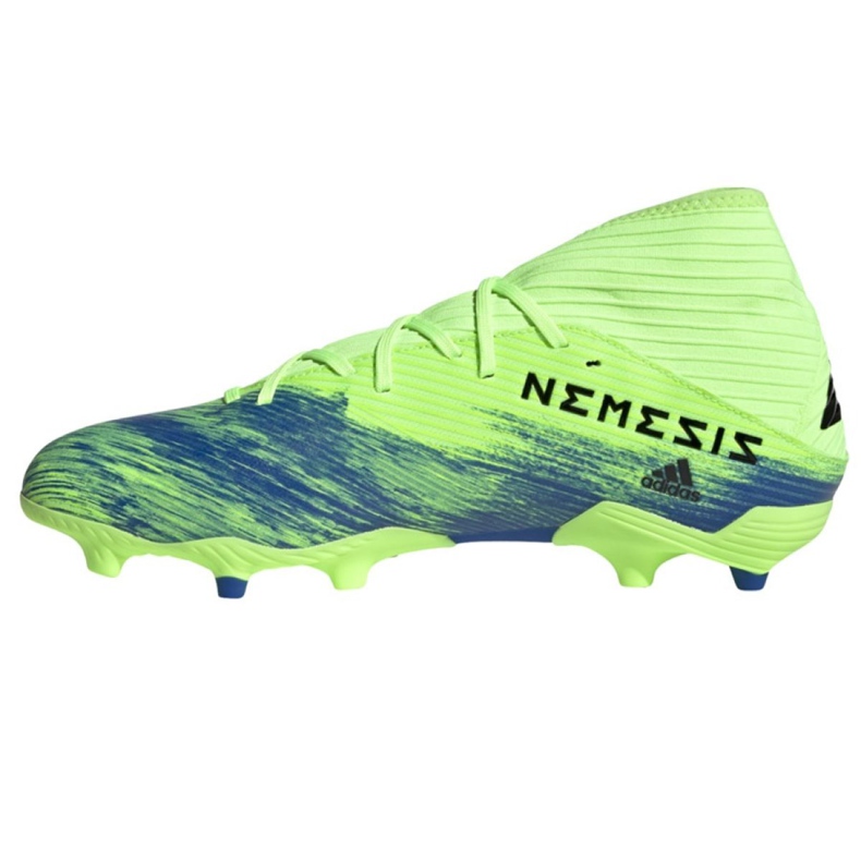 Adidas Nemeziz 19.3 Fg M FV3988 jalkapallokengät punainen vihreä 1