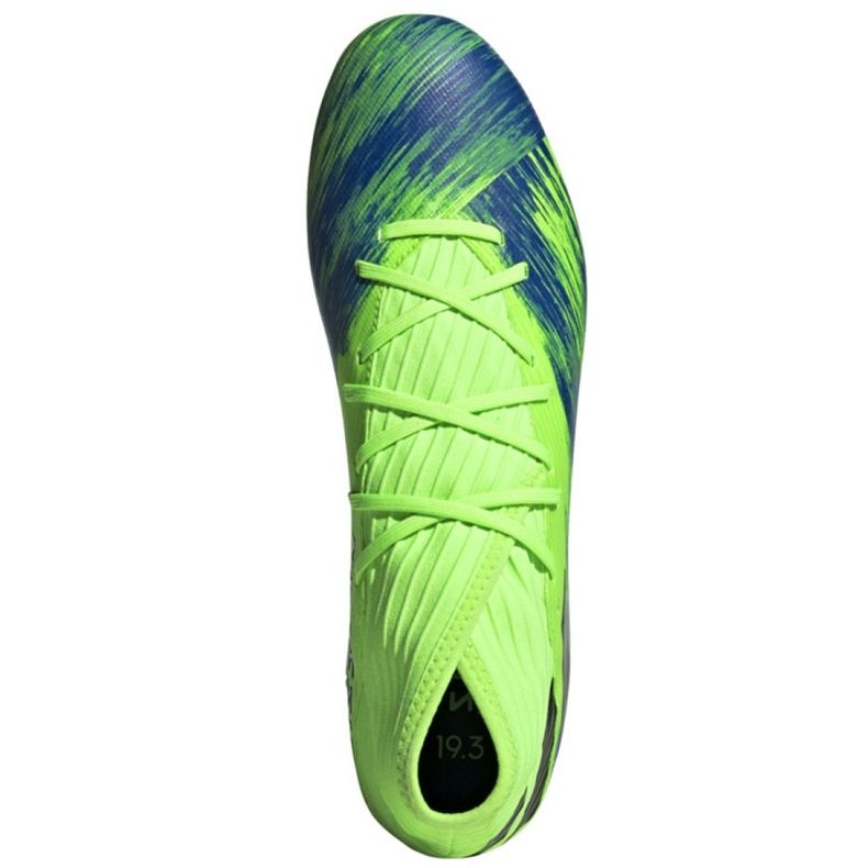 Adidas Nemeziz 19.3 Fg M FV3988 jalkapallokengät punainen vihreä 2