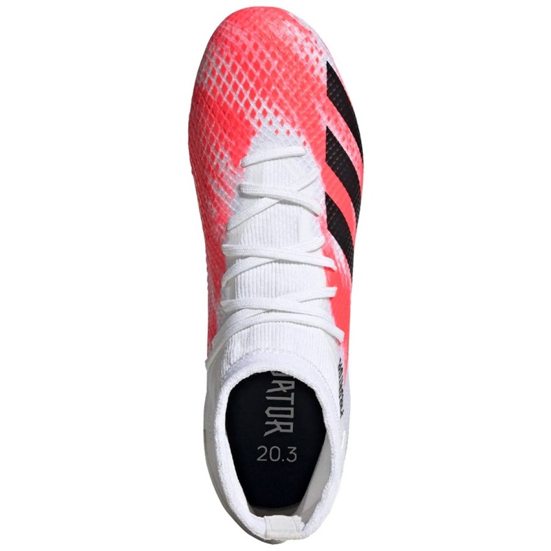 Adidas Predator 20.3 Sg M EG0911 jalkapallokengät punainen valkoinen 1