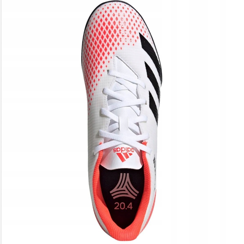 Adidas Predator 20.4 Tf M EG0925 jalkapallokengät punainen valkoinen 2