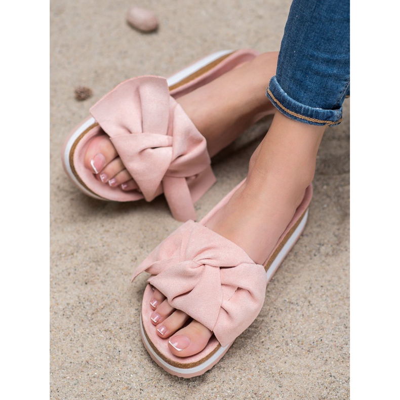 Seastar Rennot mokkanahkatossut vaaleanpunainen 1