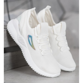 MCKEYLOR Lenkkarit paljeteilla valkoinen 2