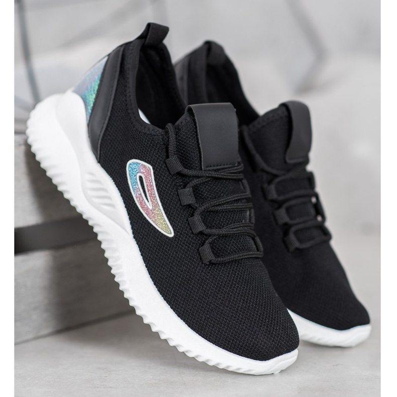 MCKEYLOR Lenkkarit paljeteilla musta 1