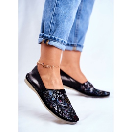 Naisten ballerinat Maciejka Nahka Musta 01930-70 / 00-0 monivärinen 1