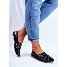 Naisten ballerinat Maciejka Nahka Musta 01930-70 / 00-0 monivärinen 2