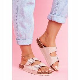 EVE Naisten tossut korkissa, joissa lukot Pink Si Senor vaaleanpunainen 2