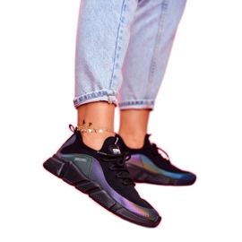 Naisten urheilukengät Big Star Black FF274A053 musta monivärinen 1