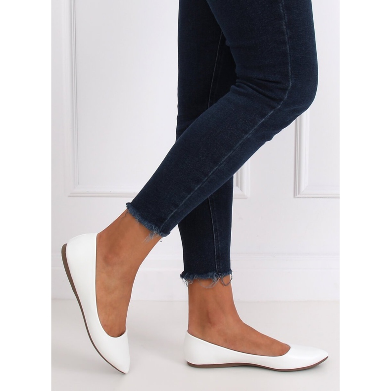 Ballerinat mantelinvalkoiset varpaat CD52P Valkoinen 1