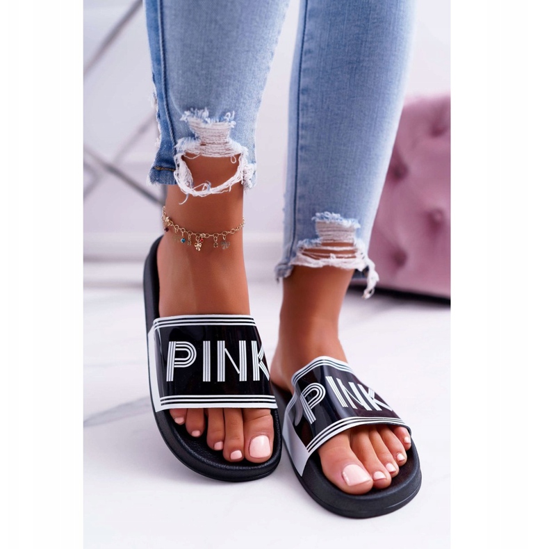 Naisten Vrita Black -tossut musta 2