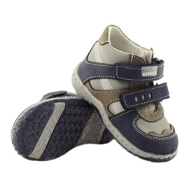 Nahkakengät Ren But 1363 tummansininen laivastonsininen harmaa 4