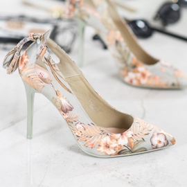 Seastar Tyylikkäät nastat kukissa monivärinen vihreä 1