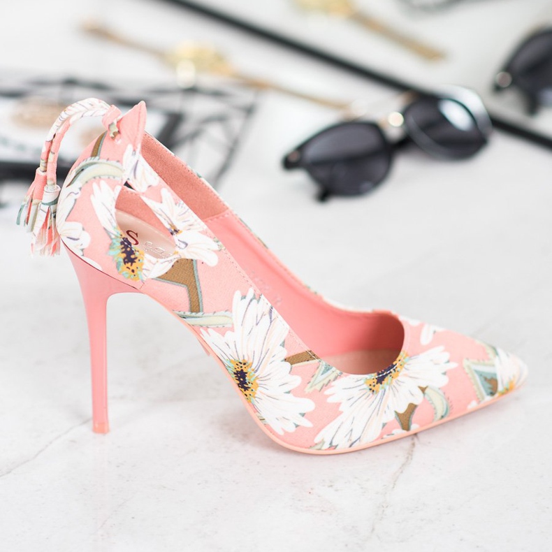 Seastar Tyylikkäät nastat kukissa vaaleanpunainen monivärinen 2