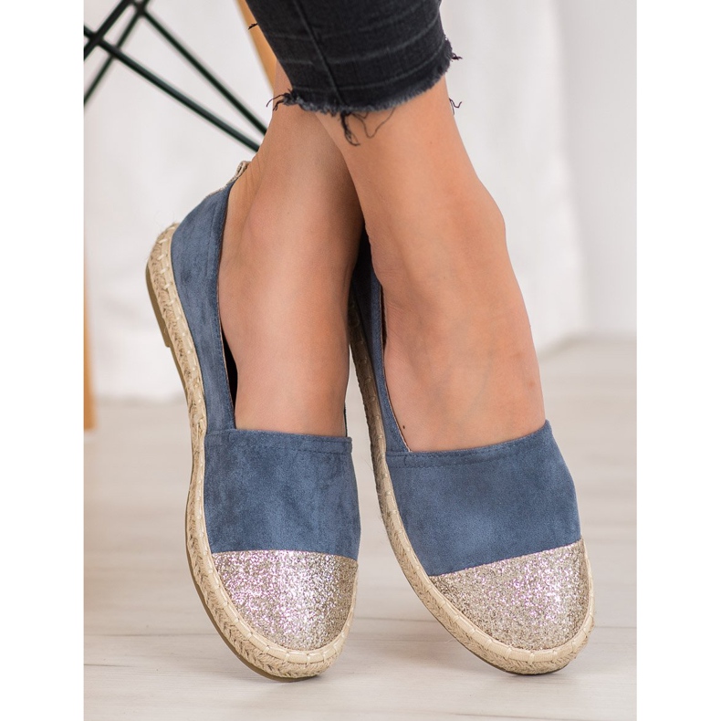 Seastar Espadrillit glitterillä sininen 2