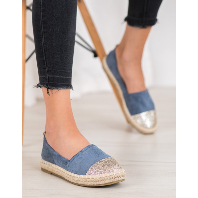 Seastar Espadrillit glitterillä sininen 1