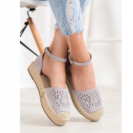 Seastar Avoimet espadrillit alustalla harmaa 1