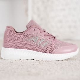 SHELOVET Mukavat Mesh -kengät vaaleanpunainen 2