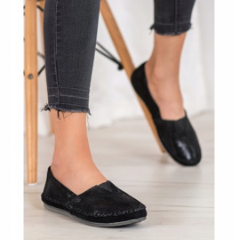 VINCEZA -nahkahousut musta monivärinen 2