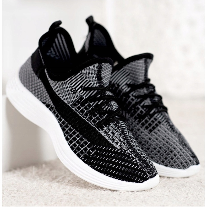 MCKEYLOR tekstiilikengät valkoinen musta 2