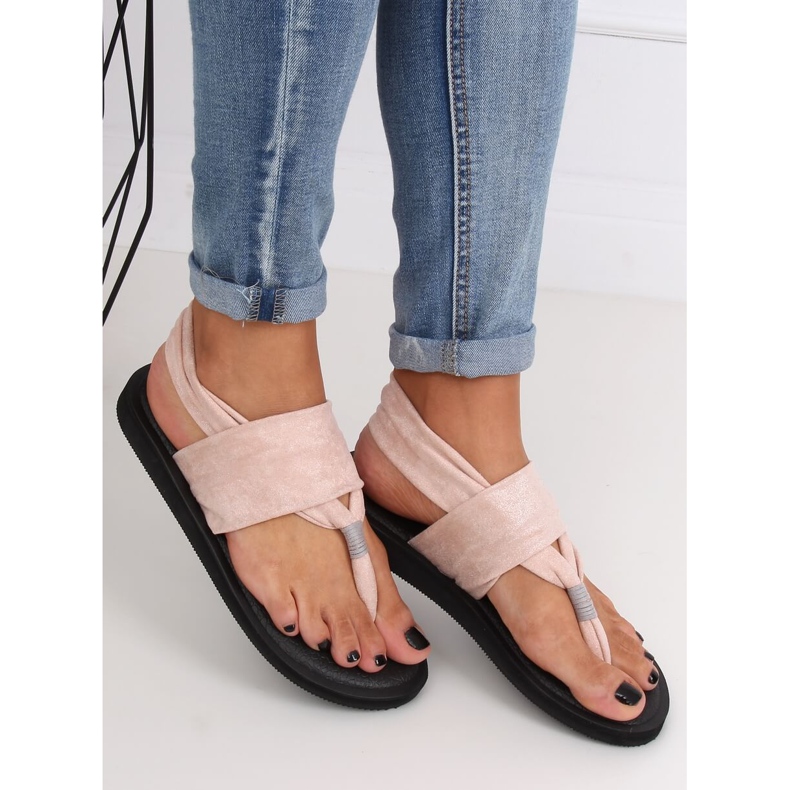 Sandaalit, vaaleanpunaiset sandaalit DD82P Pink vaaleanpunainen 1