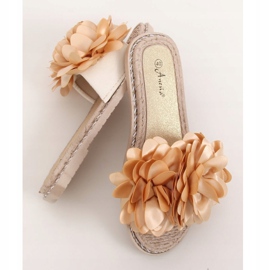 Naisten beige tossut N-73 Beige 1
