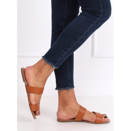 Yksinkertaiset kamelitossut S060074 Kameli ruskea 1