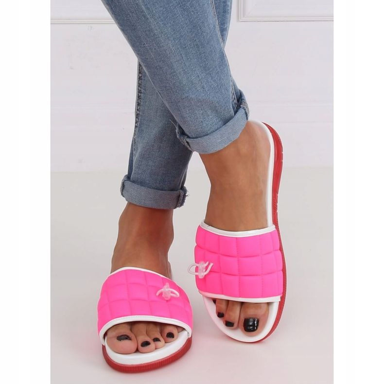 Naisten fuksia G-338 Fushia -tossut vaaleanpunainen 1