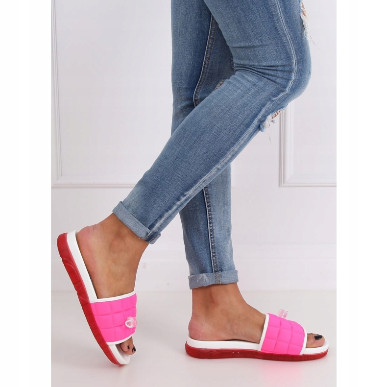 Naisten fuksia G-338 Fushia -tossut vaaleanpunainen 2