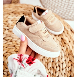 Apawwa Urheilulliset lasten kengät, joissa tarranauha Beige Albatros 2