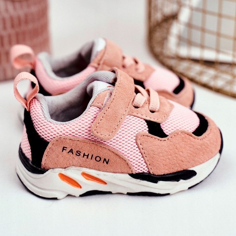 Apawwa Urheilulliset lasten kengät tarranauhalla vaaleanpunaisella Stillolla vaaleanpunainen 1