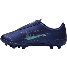 Nike Mercurial Vapor 13 Club Mds Mg PS (V) Jr CJ1149401 jalkapallokengät laivastonsininen 2