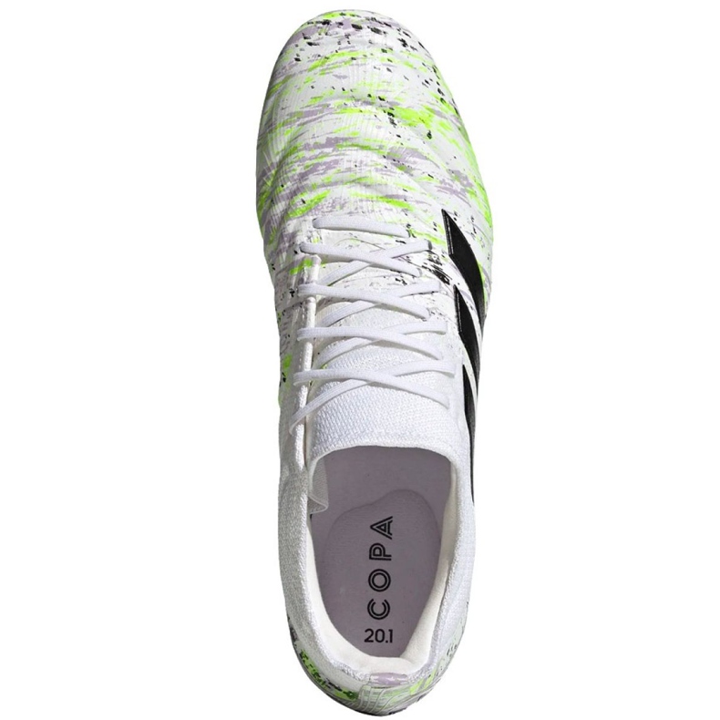 Adidas Copa 20.1 Fg M G28639 jalkapallokengät monivärinen valkoinen 2