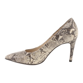 Eläinpumput nastassa Anis 4716 python beige 1