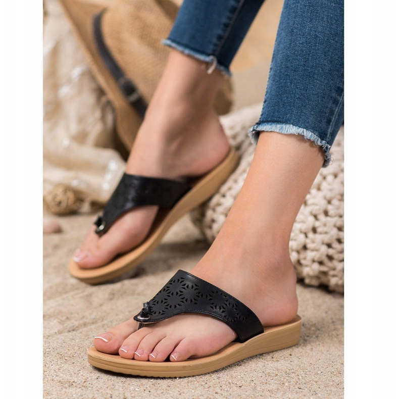 Kylie Tossut, joissa on avoin kuvio musta 1