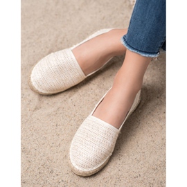 SHELOVET Punottu Beige Espadrilles 1