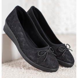 Evento Vinceza glitter -pumput musta 1