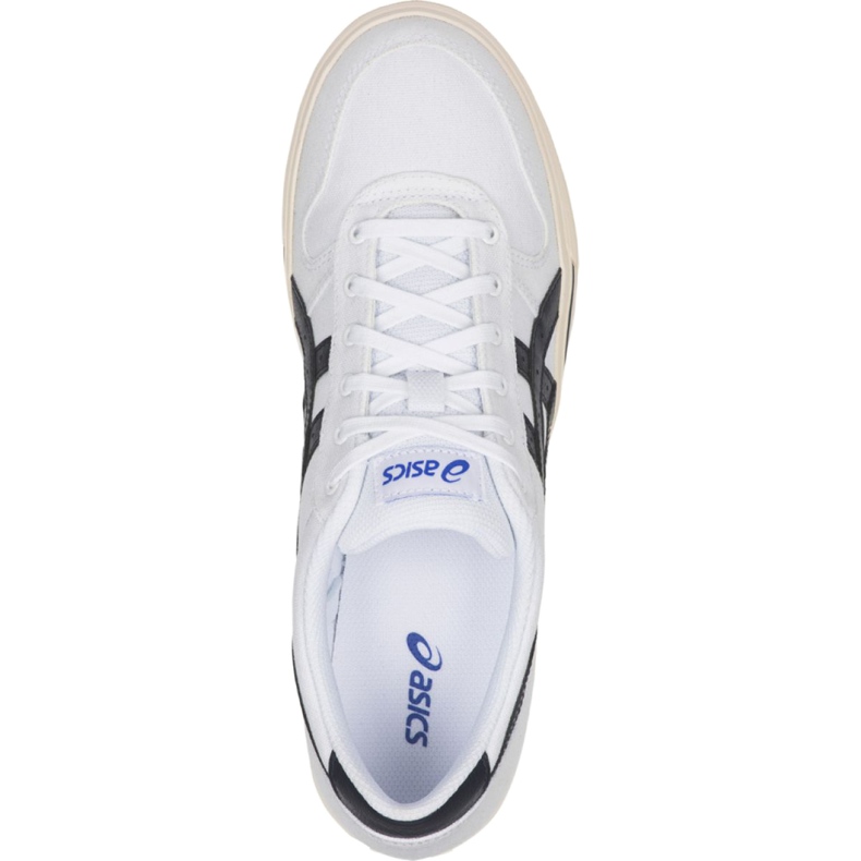 Asics Aaron M 1201A008 101 kengät valkoinen tummansininen 1