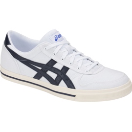 Asics Aaron M 1201A008 101 kengät valkoinen laivastonsininen 2