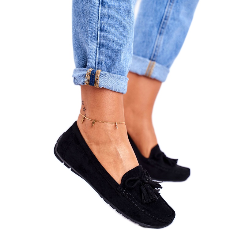 EVE Naisten Mokkasiinit Mokkanahka 20PB35-2003 Musta Donna Mia 3