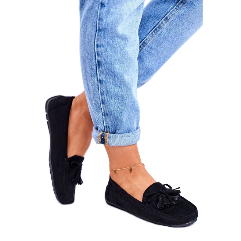 EVE Naisten Mokkasiinit Mokkanahka 20PB35-2003 Musta Donna Mia 2