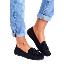 EVE Naisten Mokkasiinit Mokkanahka 20PB35-2003 Musta Donna Mia 1