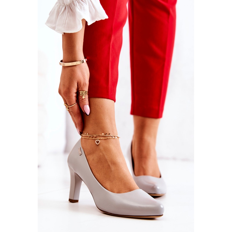 Naisten pumput Sergio Leone Matte Grey Orsola harmaa 1