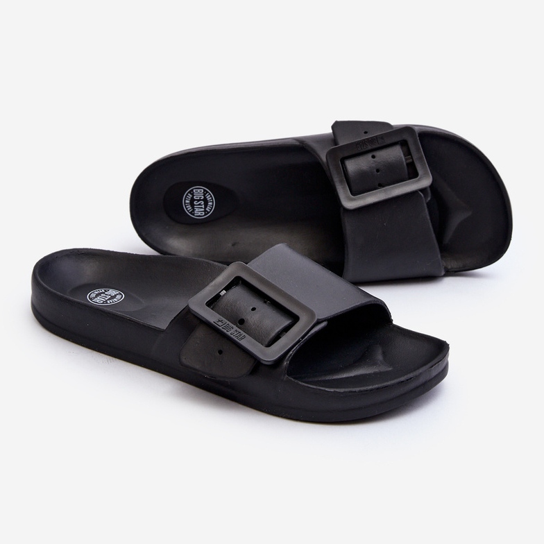 Naisten tossut Big Star soljella musta FF274A389 2