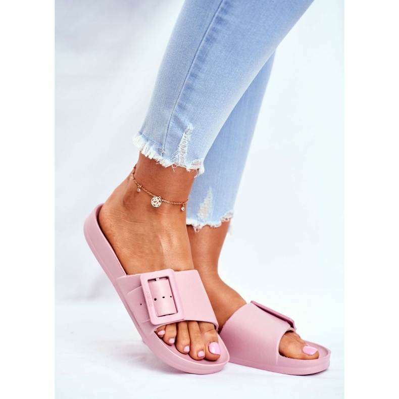 Naisten tossut Big Star soljella Pinkki FF274A387 vaaleanpunainen 1