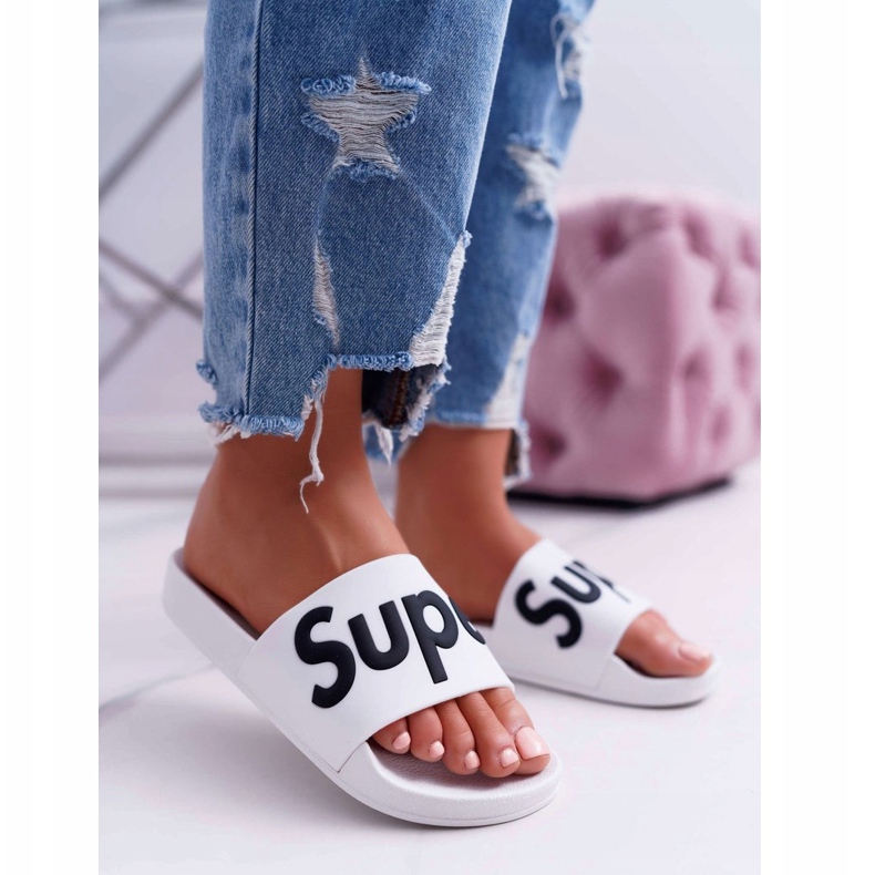 PS1 Naisten valkoiset tossut Super Losaria valkoinen 1