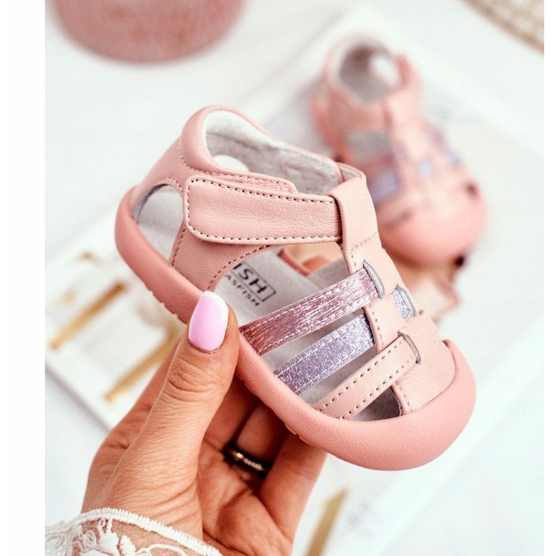 Apawwa Lasten sandaalit tarranauhalla, vaaleanpunainen Ontario 1