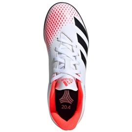 Adidas Predator 20.4 FxG Jr EG0933 jalkapallokengät monivärinen valkoinen 1