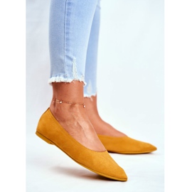 PS1 Naisten Eco-Suede Ballerinat Yellow Bellissima keltainen 2