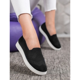 Via Giulia  Slipons alustalla musta 1